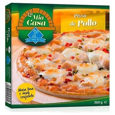 PIZZA POLLO MIA CASA 350 GRAMOS