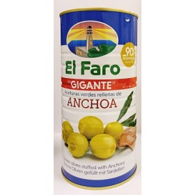 ACEITUNA RELLENA ANCHOA 600GR
